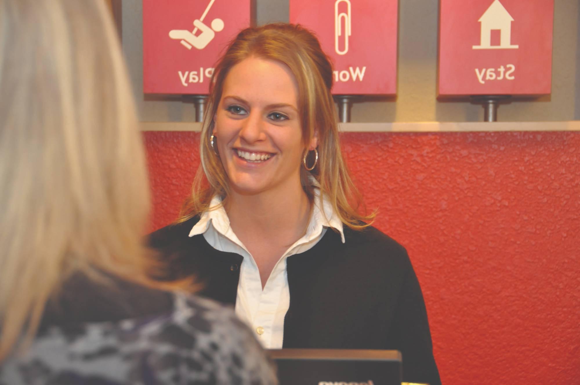 hotel desk clerk